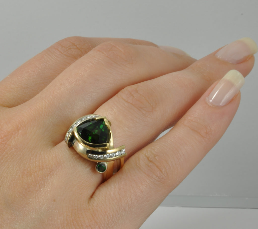 Green Tourmaline ring 4