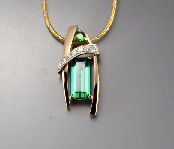 Tourmaline  pendant 4