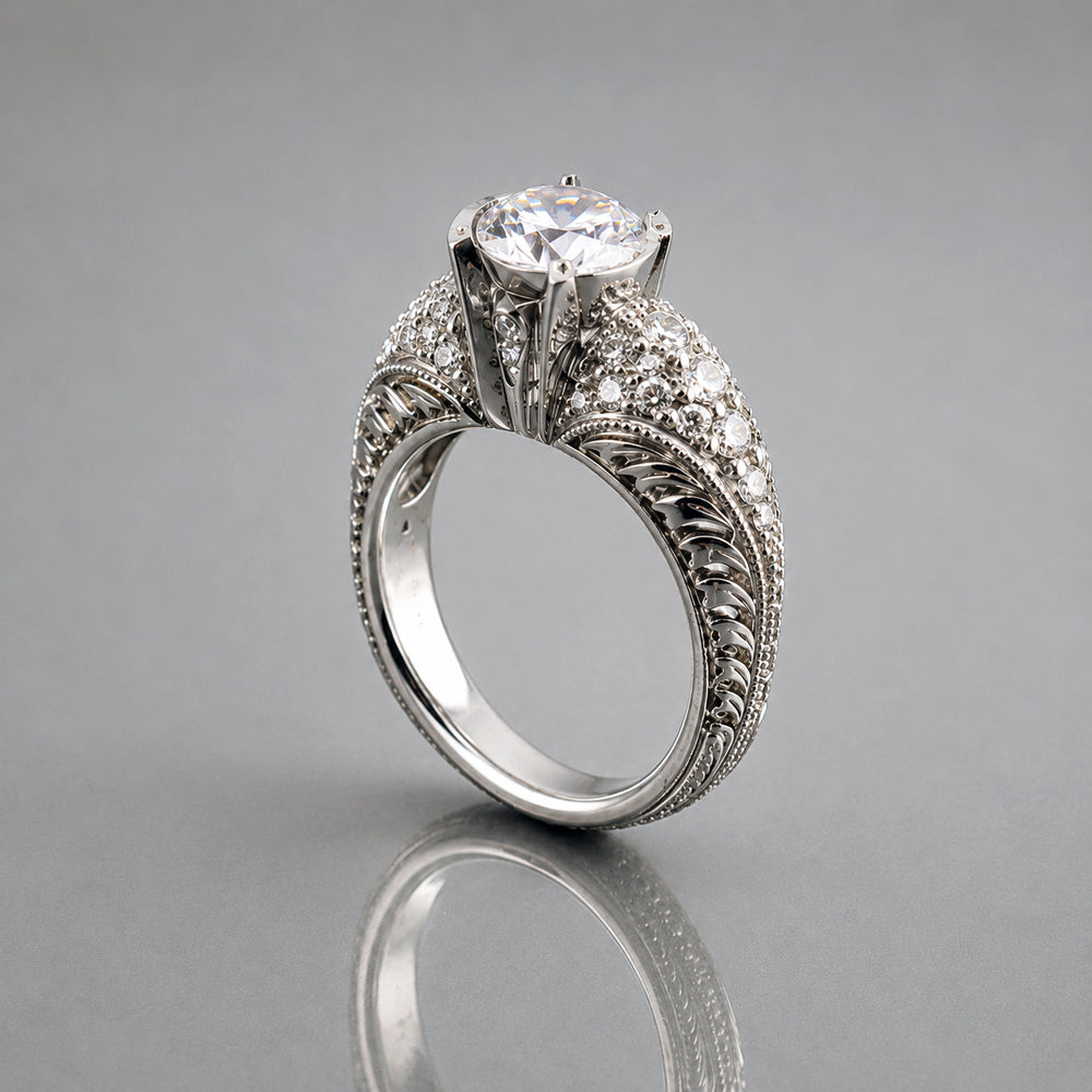 ENGAGEMENT RING - ANTIQUE 3-5