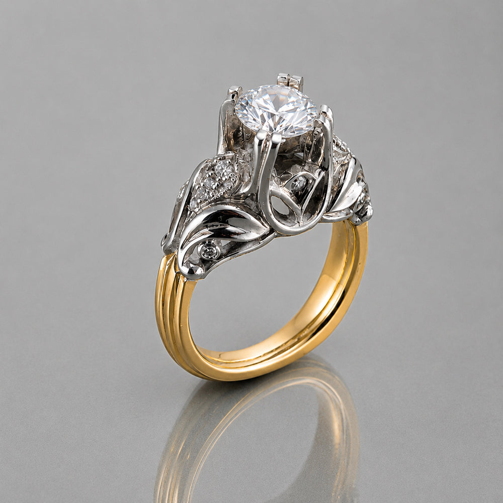 ENGAGEMENT RING - ANTIQUE 3-8