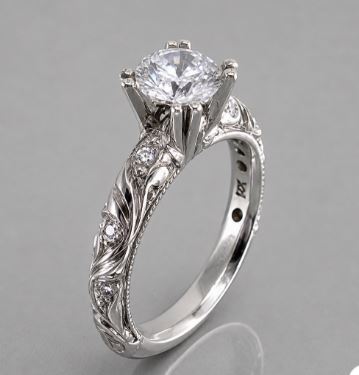 ENGAGEMENT RING - ANTIQUE 3-3