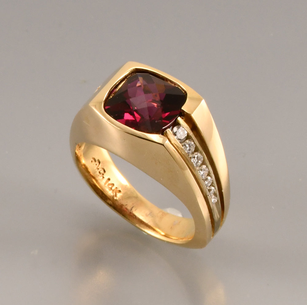 Man's Garnet Ring