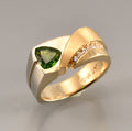 Man's Green Tourmaline Ring