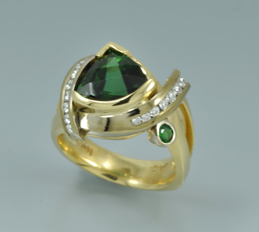Green Tourmaline ring 4