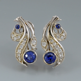 Sapphire earrings 10