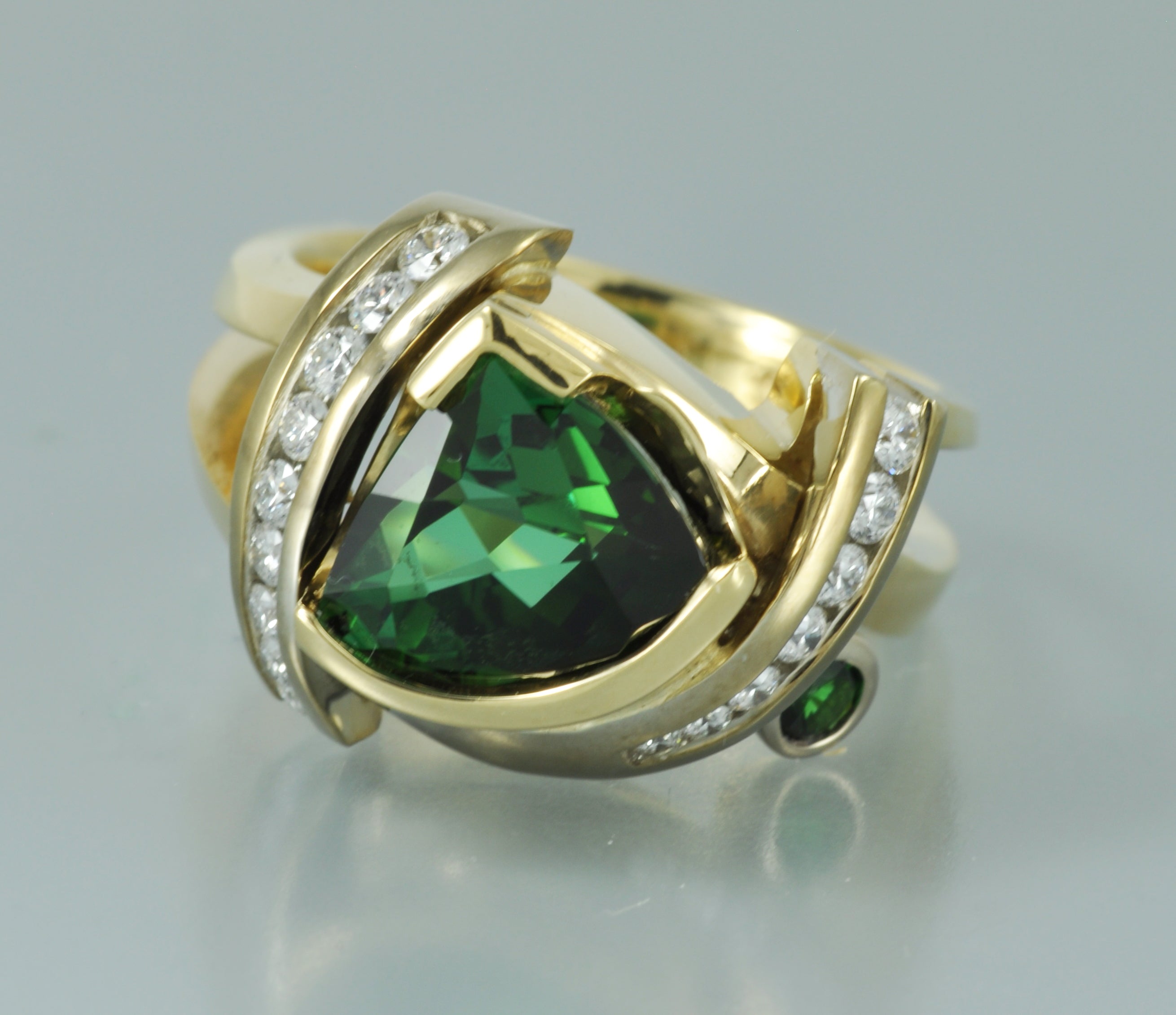 Green Tourmaline ring 4
