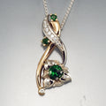 Tsavorite "Orchid" pendant