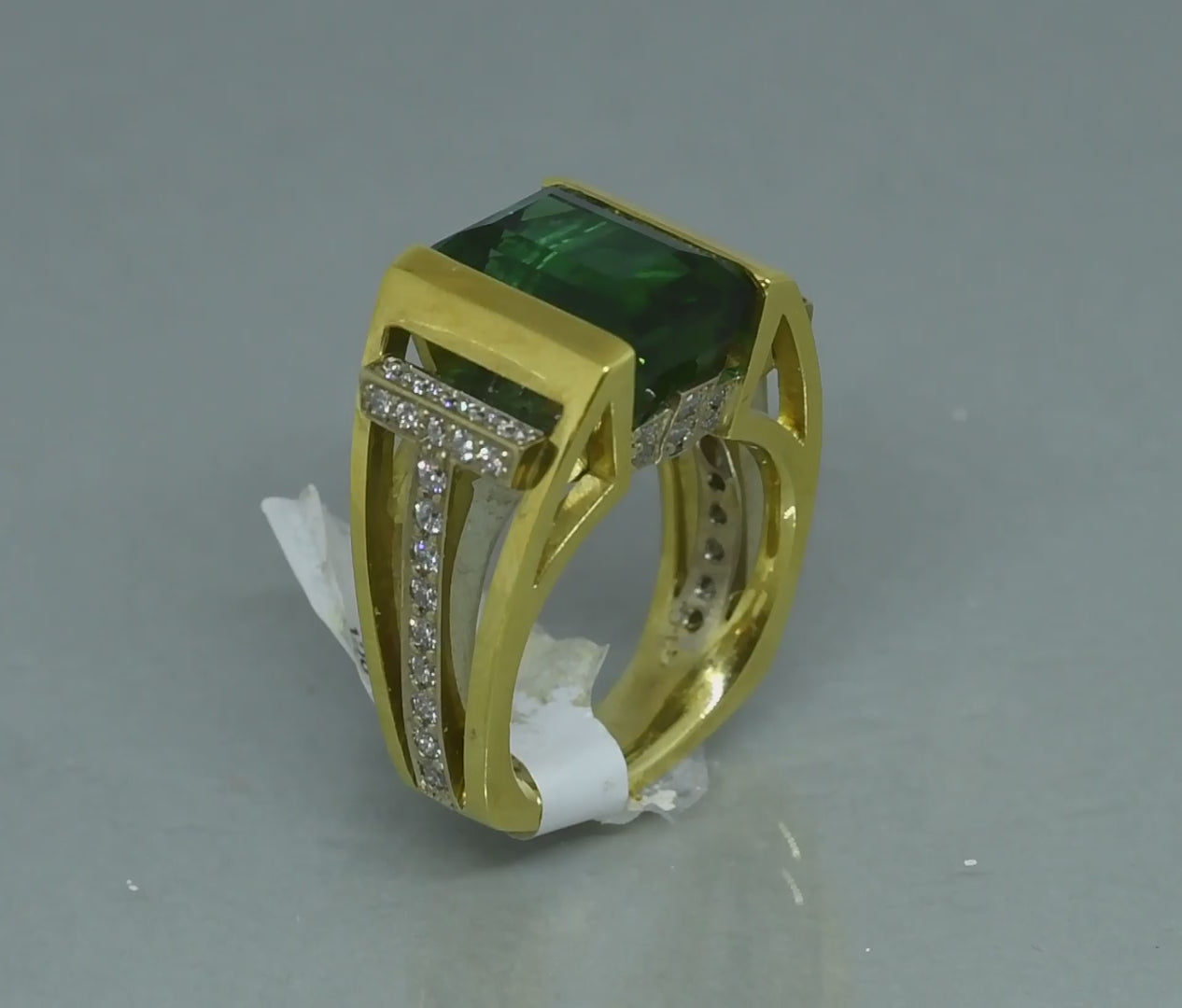 Green Tourmaline ring 1