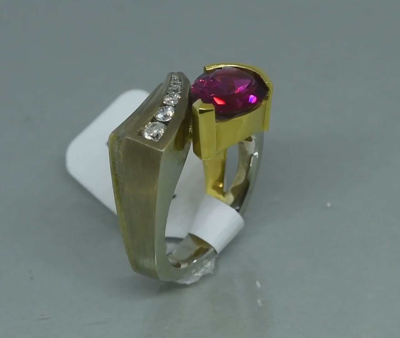 Rubellite Tourmaline ring