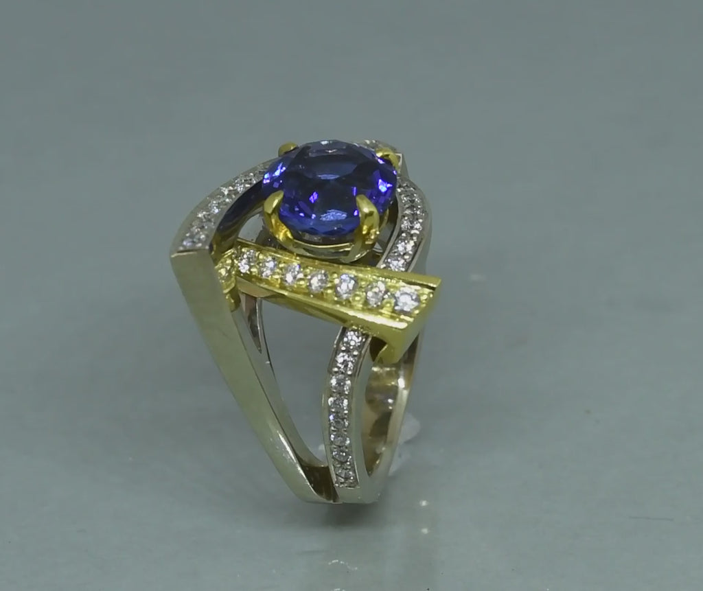 Tanzanite ring
