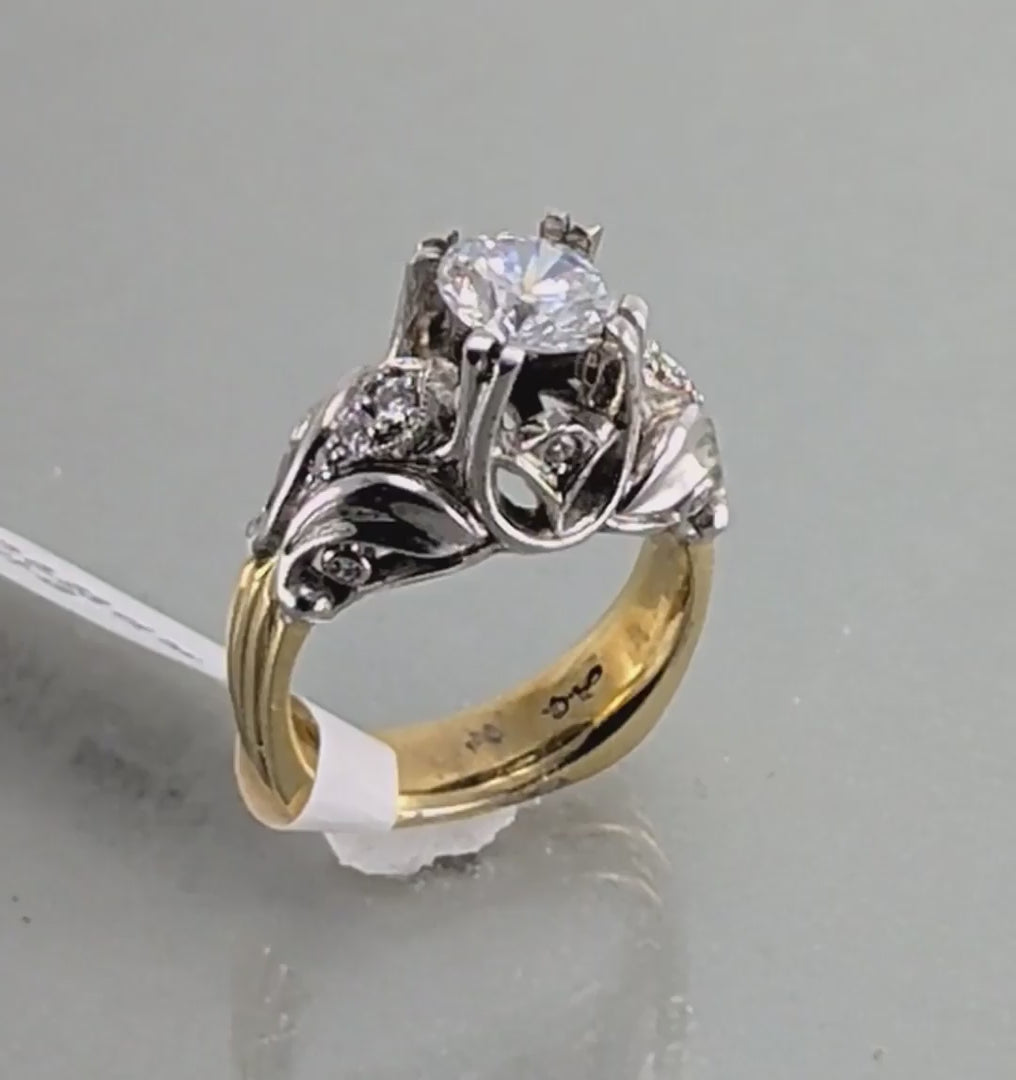 ENGAGEMENT RING - ANTIQUE 3-8