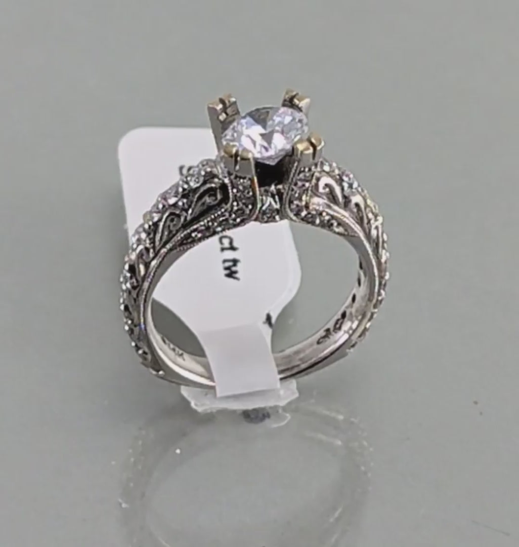 ENGAGEMENT RING - ANTIQUE 3-4