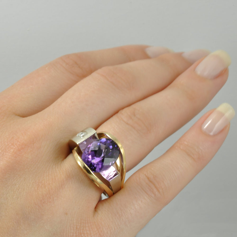 Amethyst ring 2