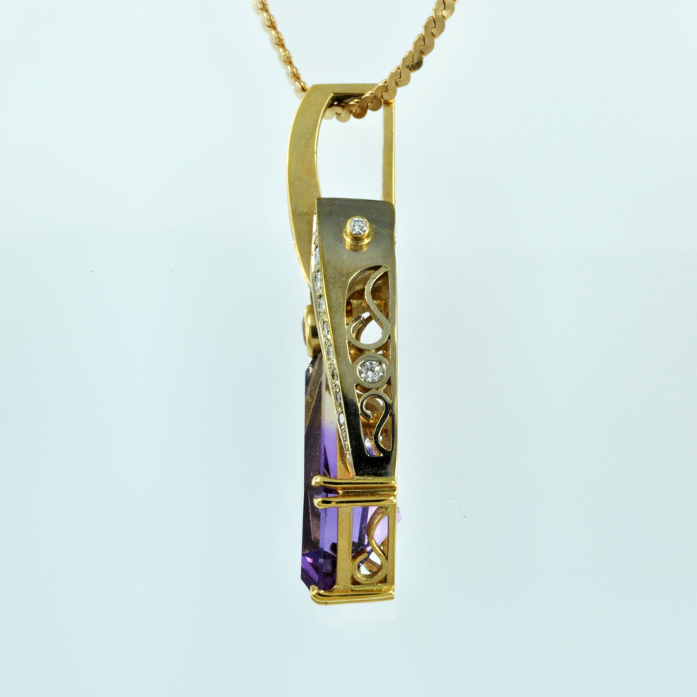 Ametrine pendant