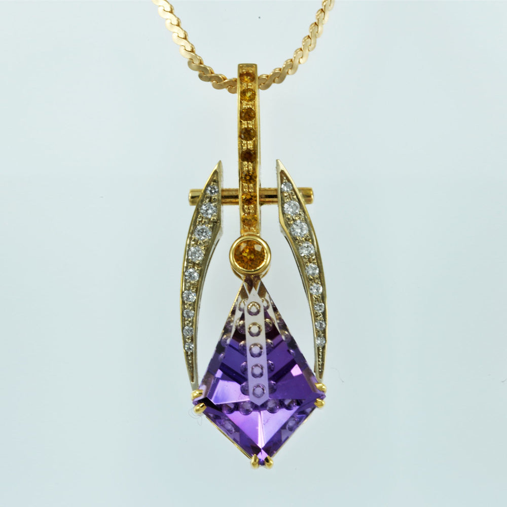 Ametrine pendant