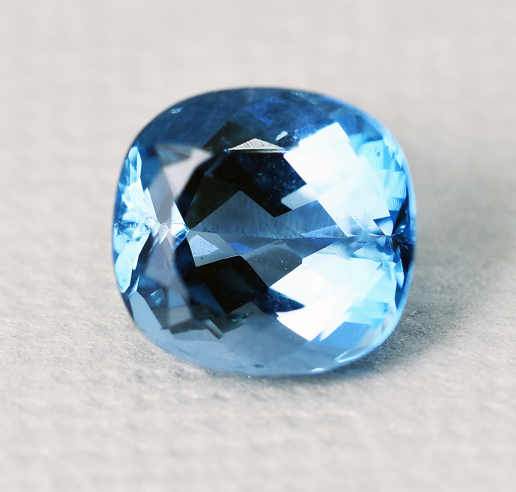 Aquamarine cushion 1