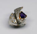 Silver amethyst ring 3.