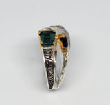 Silver Tourmaline ring 1.