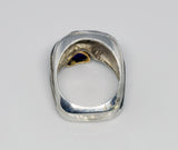 Silver amethyst ring 4.