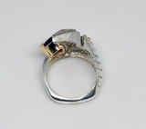 Silver amethyst ring 3.