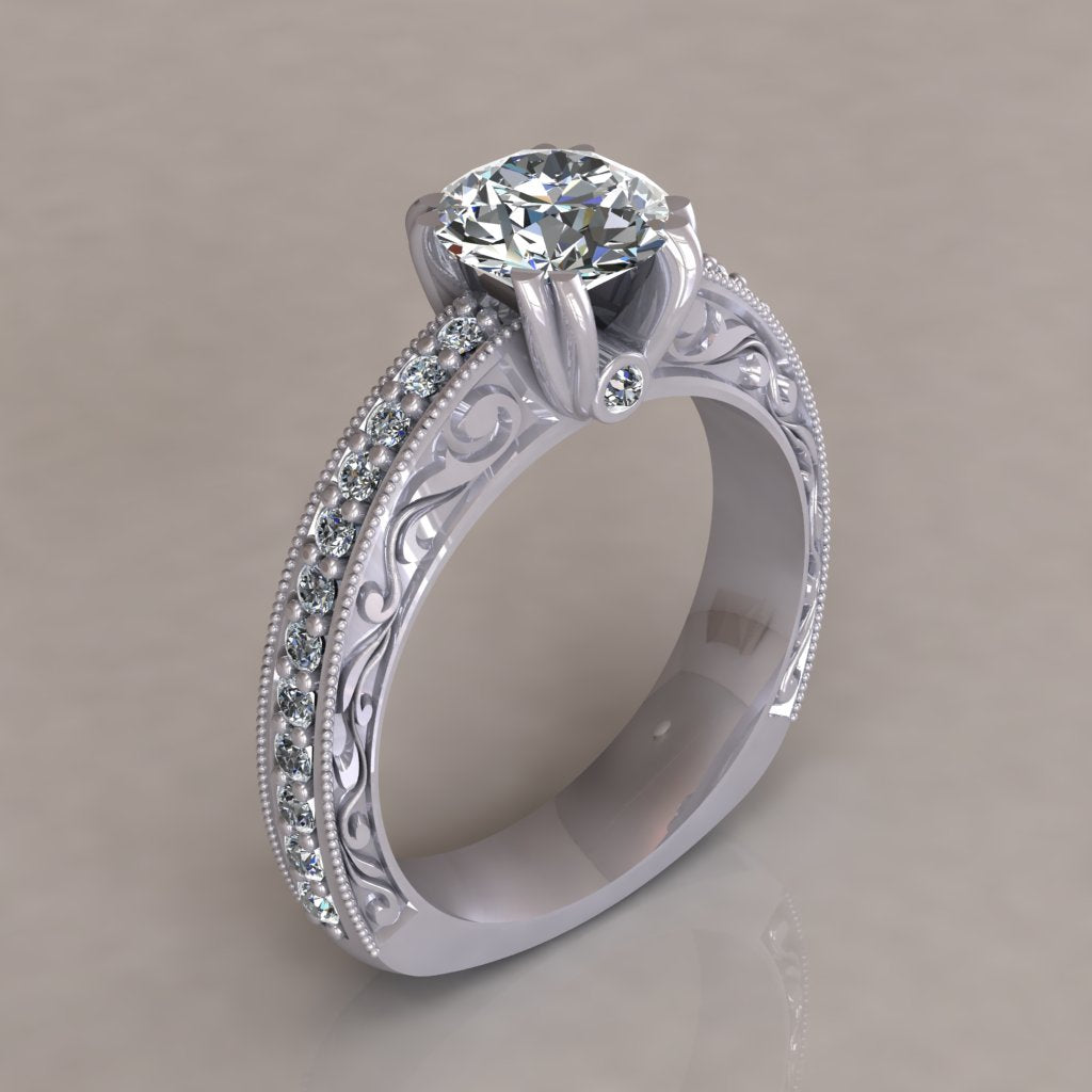 ENGAGEMENT RING - ANTIQUE 104B