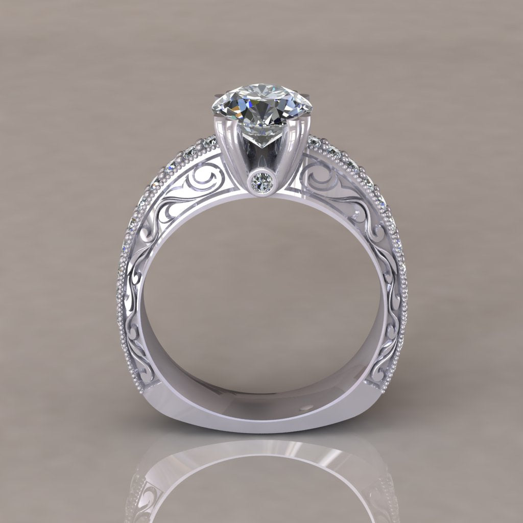 ENGAGEMENT RING - ANTIQUE 104B