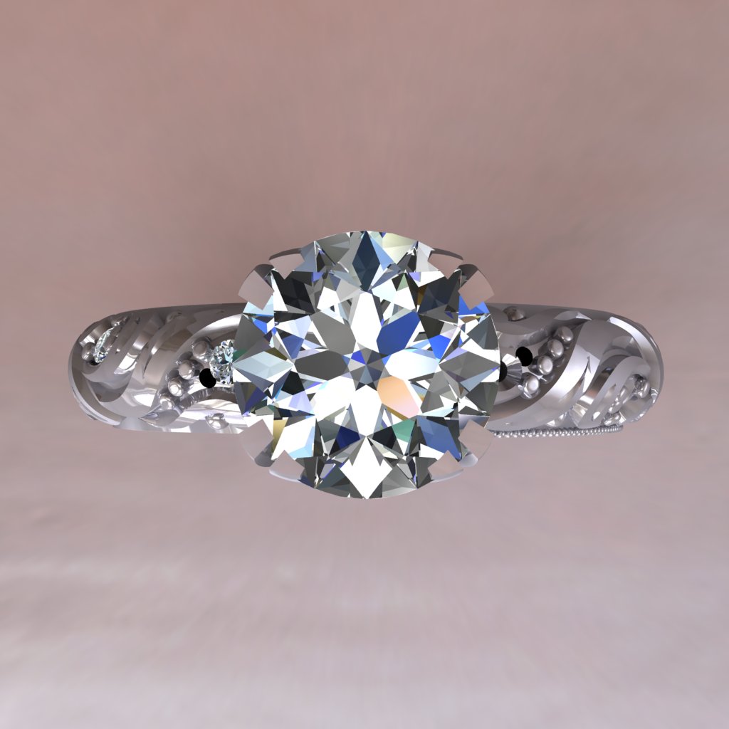 ENGAGEMENT RING - ANTIQUE 105