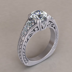 ENGAGEMENT RING - ANTIQUE 107