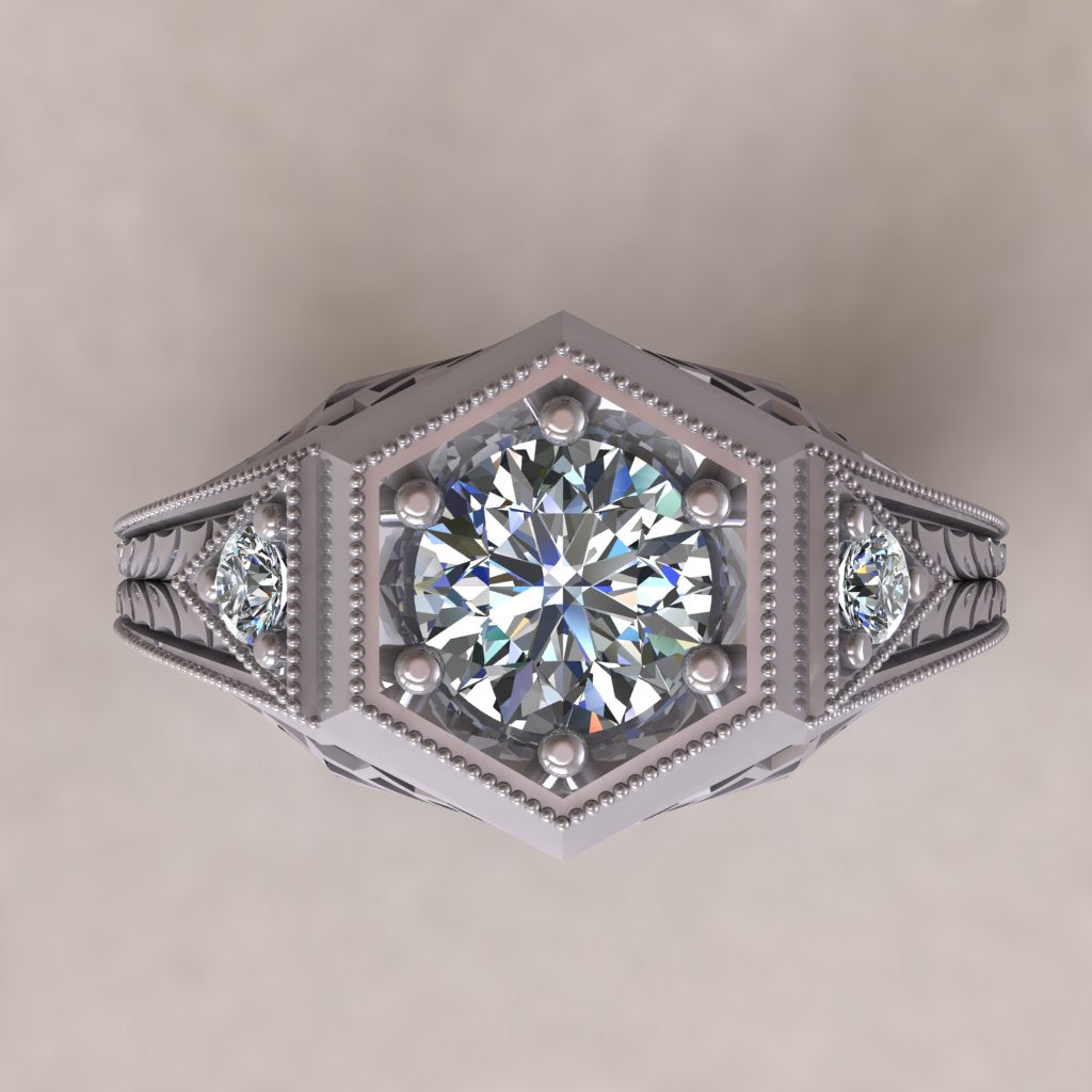 ENGAGEMENT RING - ANTIQUE 112