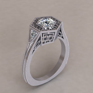 ENGAGEMENT RING - ANTIQUE 117