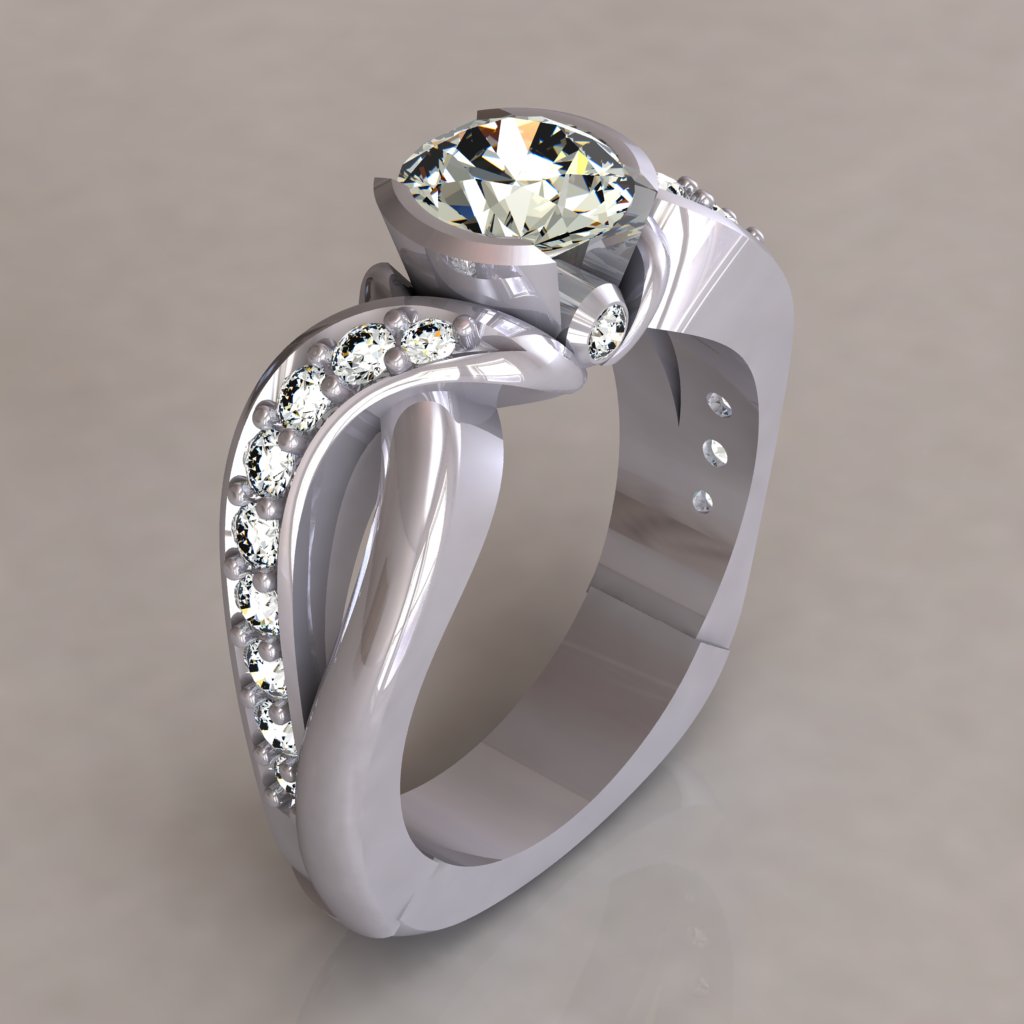 ENGAGEMENT RING - MODERN M112