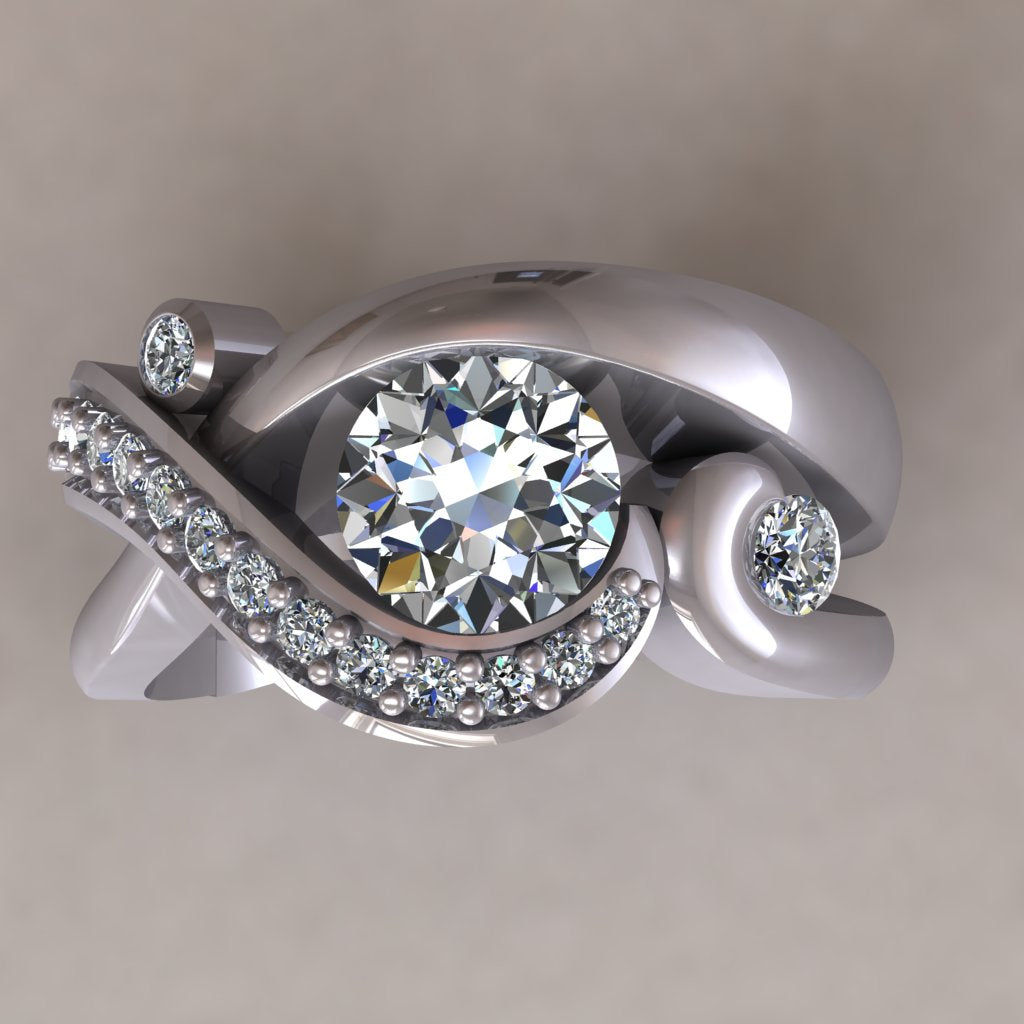 ENGAGEMENT RING - MODERN M113