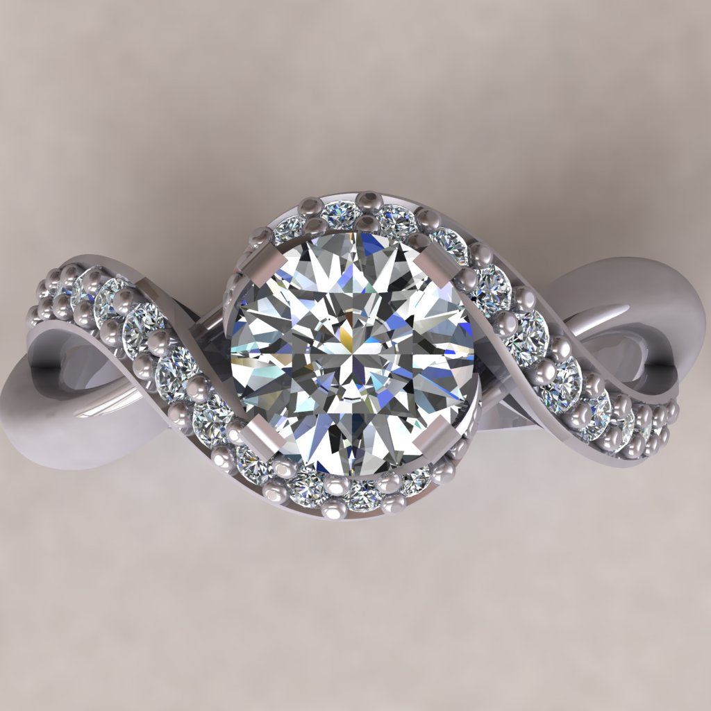 ENGAGEMENT RING - MODERN M114