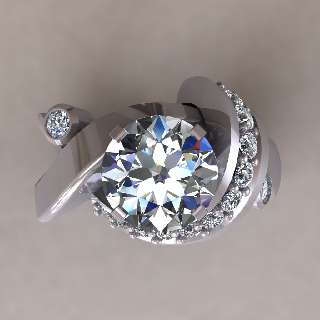 ENGAGEMENT RING - MODERN M118