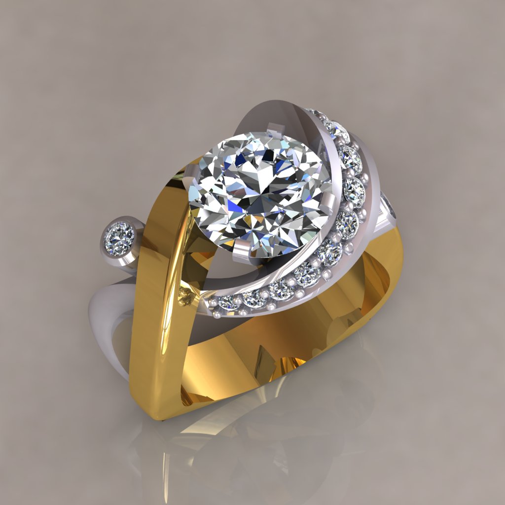ENGAGEMENT RING - MODERN M118