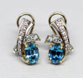Zircon earrings