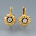 Diamond earrings antique 1