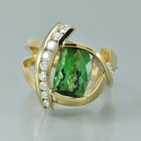 Green Tourmaline ring 7