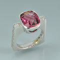 Pink Tourmaline ring
