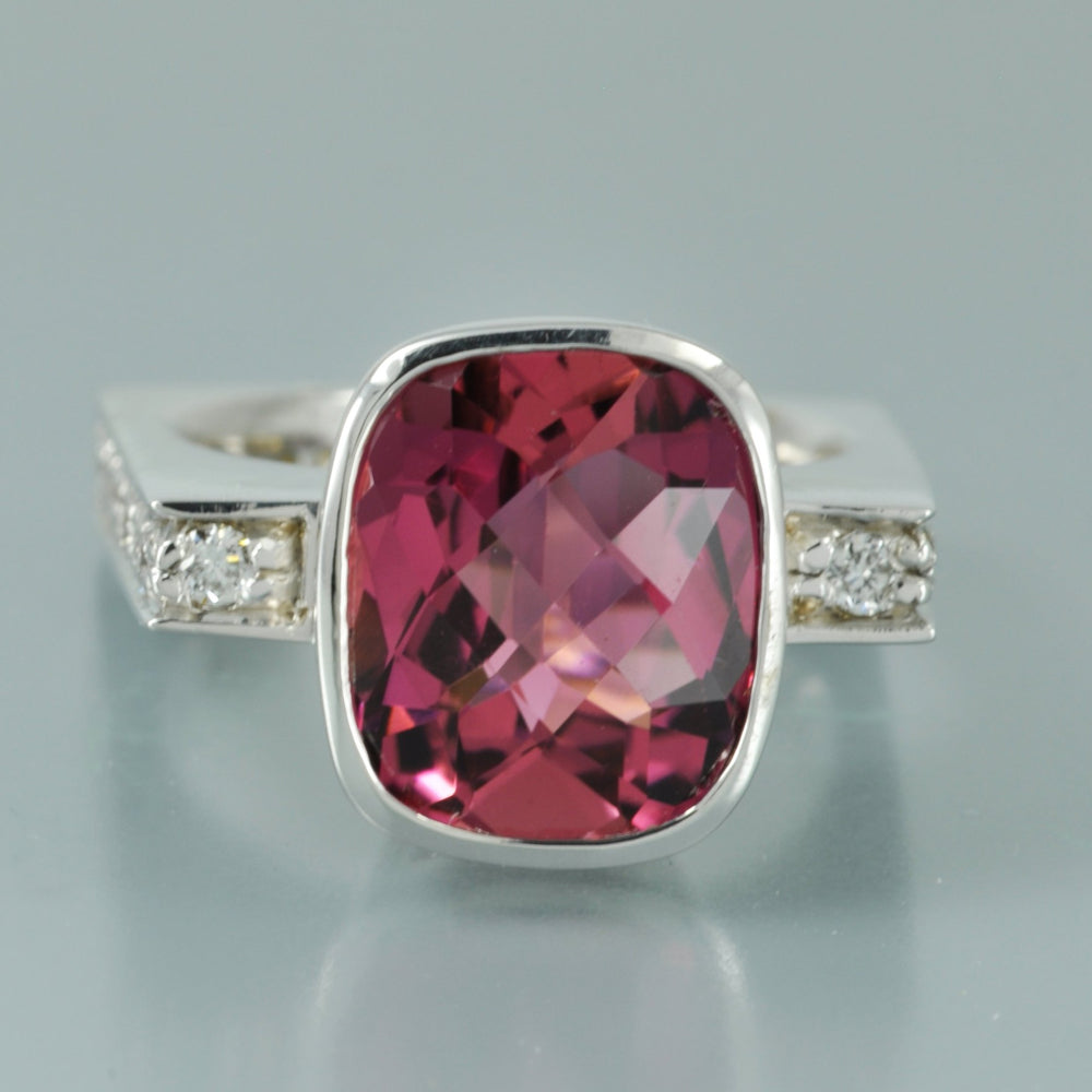 Pink Tourmaline ring