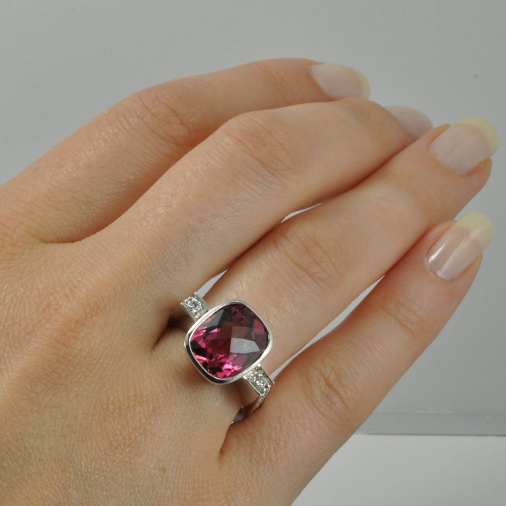 Pink Tourmaline ring