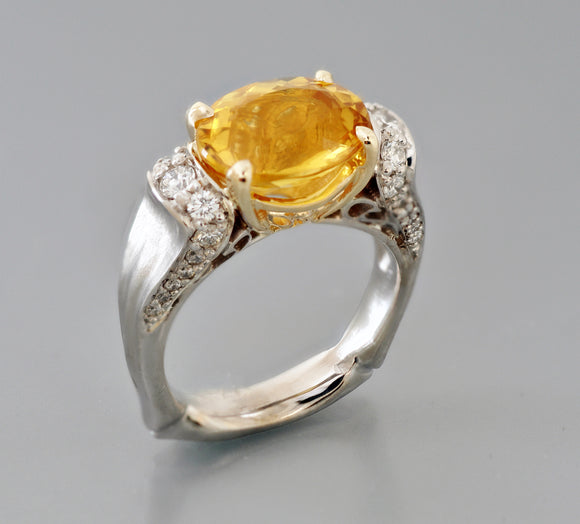 Golden Beryl ring 2