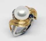 South Sea white pearl ring