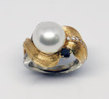 South Sea white pearl ring