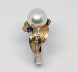 South Sea white pearl ring