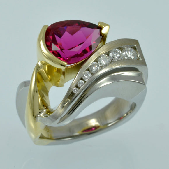 Rubellite Tourmaline ring