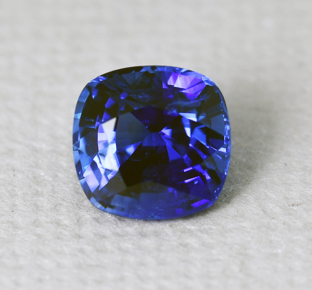Sapphire blue cushion 2