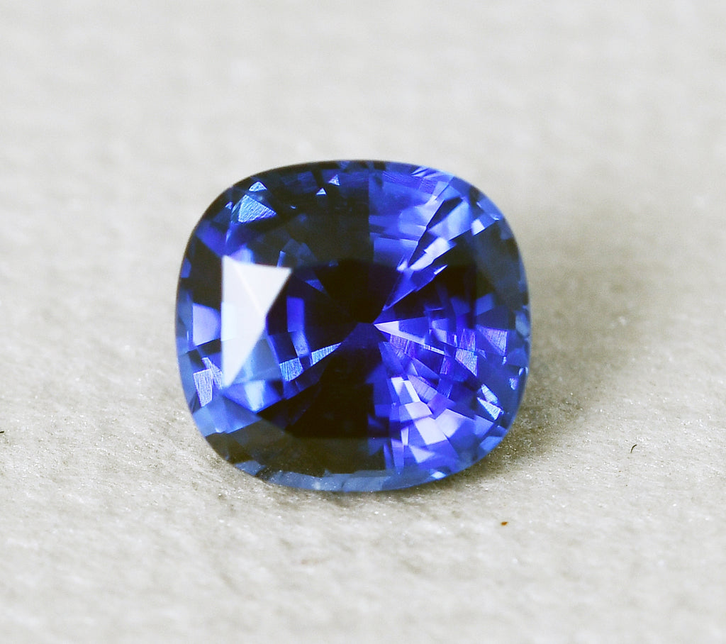 Sapphire blue cushion 3