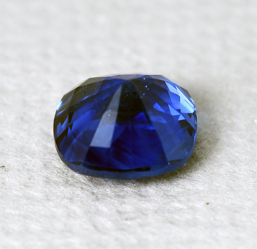Sapphire blue cushion 3