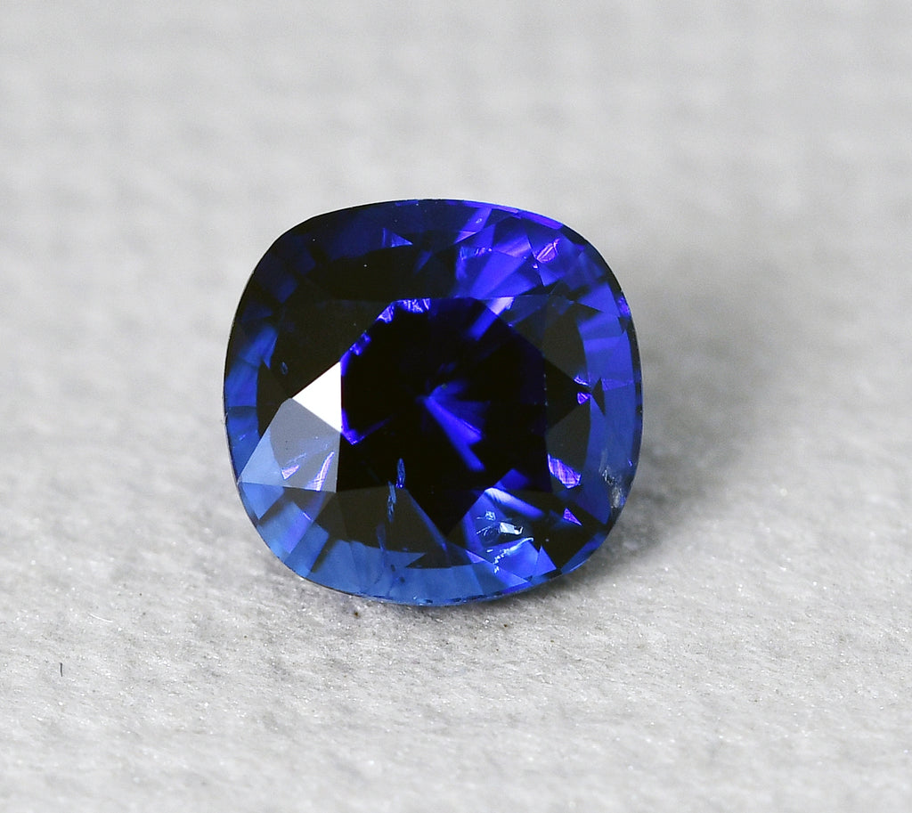 Sapphire blue cushion 4